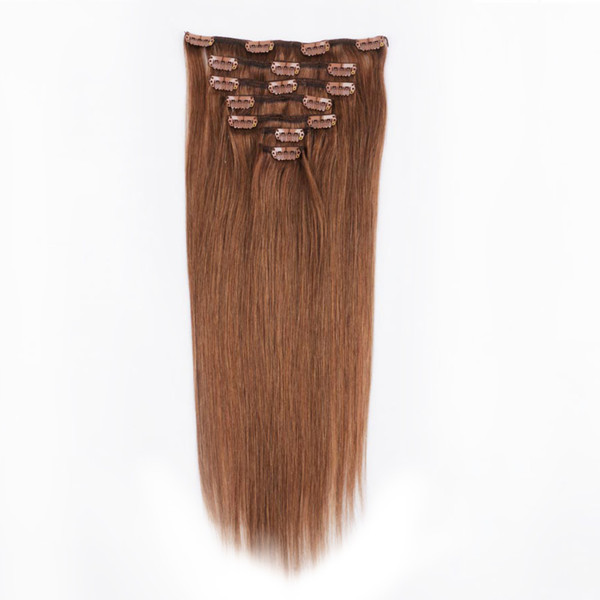 Natural hair clip in extensions for African market XS054